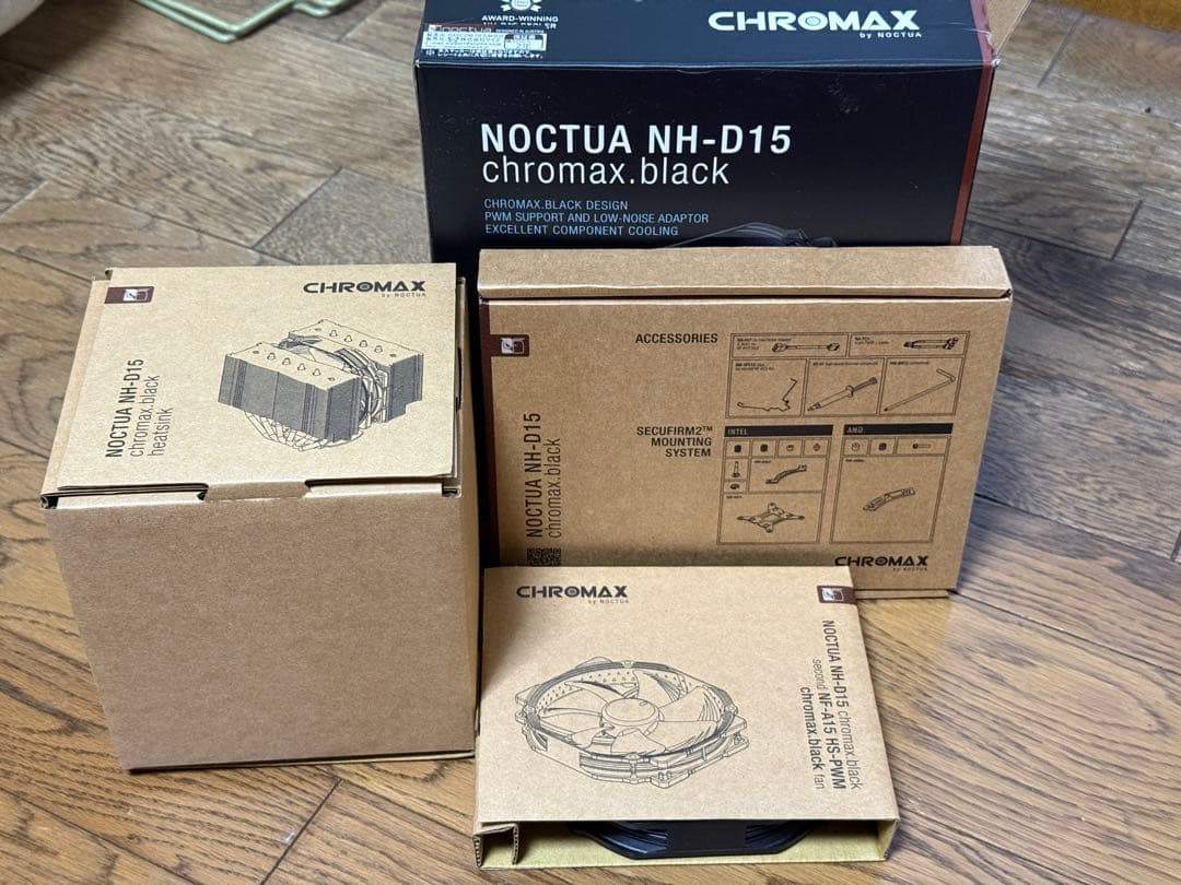 PC用ファン・クーラー Noctua NH-D15 chromax.black