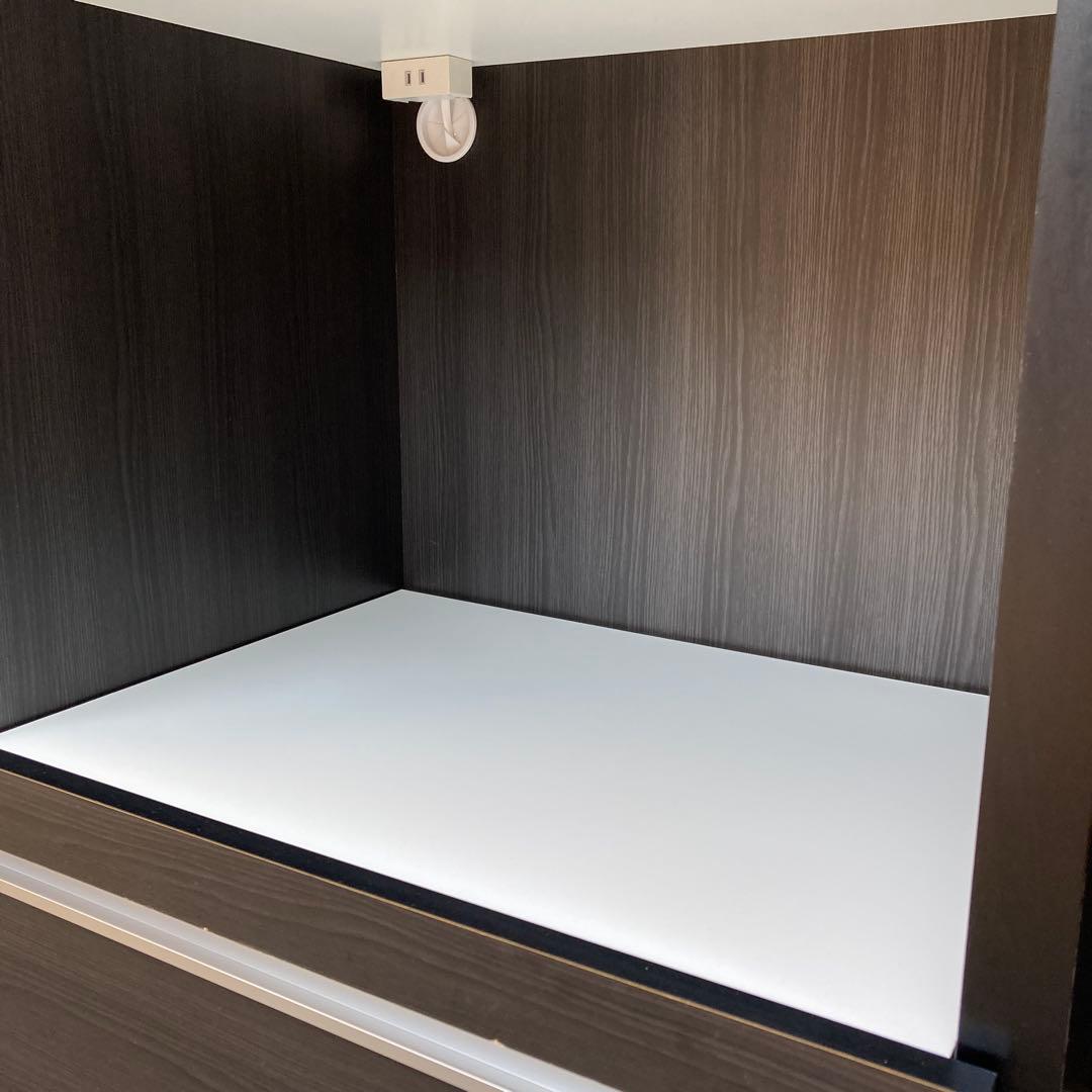 なお☆マンションOKのキッチンボードなんと奥行45cm組立なしスグクル