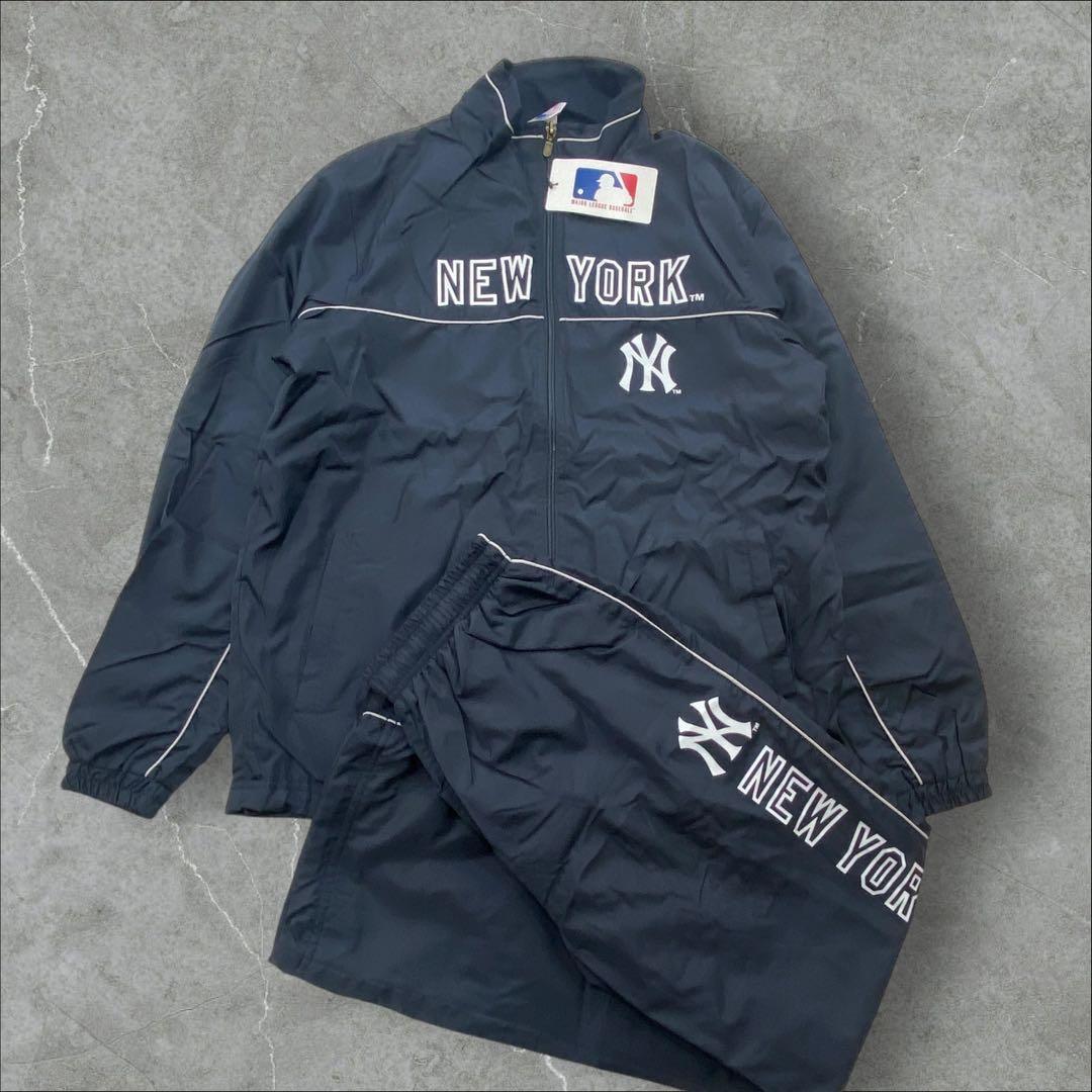 新品タグ付 MLB セットアップ ナイロンジャケット ナイロンパンツ M