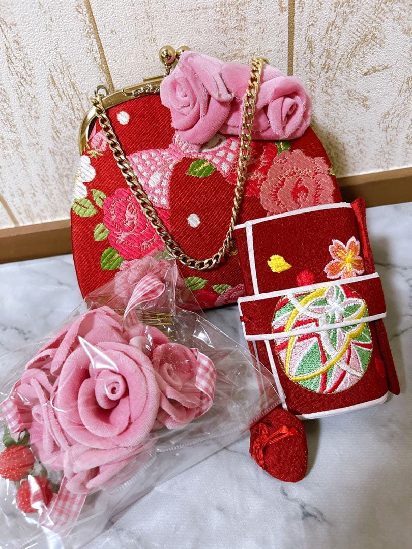 姫系フルセット♡七五三　7歳　女の子　一式　ピンク　ブランド