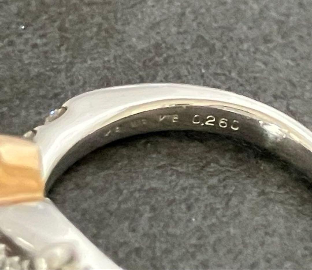 K18WG/PGパパラチアサファイアピンキーリング