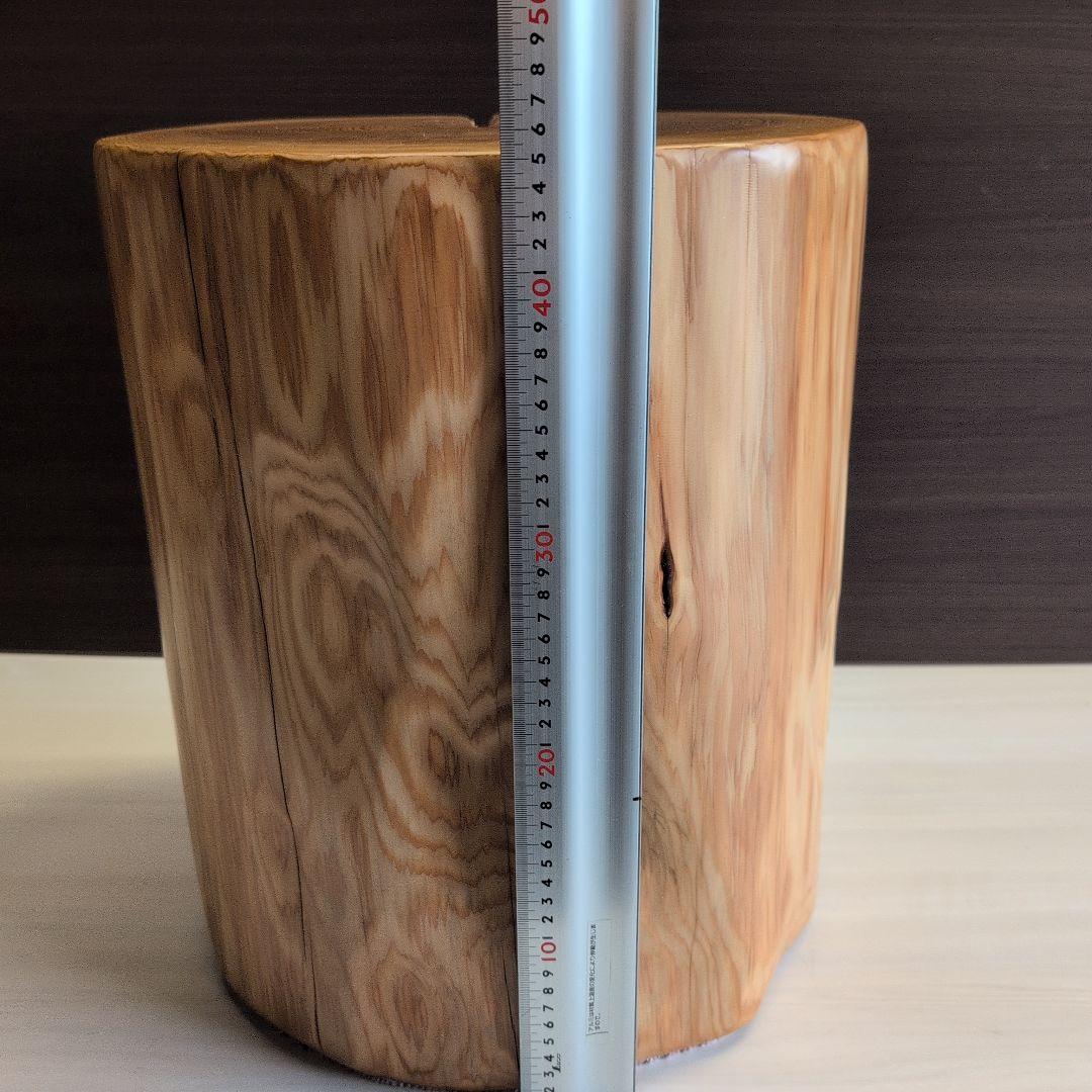 丸太　椅子　木製　杉　スツール　ハンドメイド