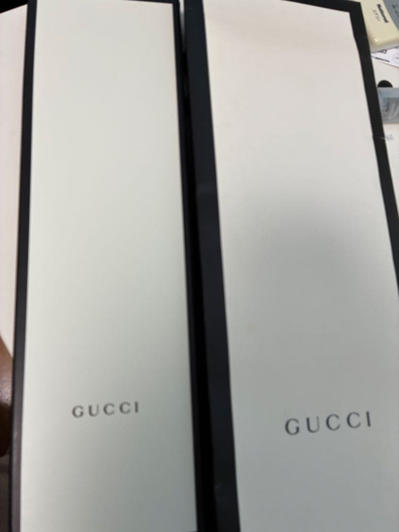 GUCCI グッチ　ネクタイ　虎　タイガー　ソリッド　GG柄　箱付レシート付き