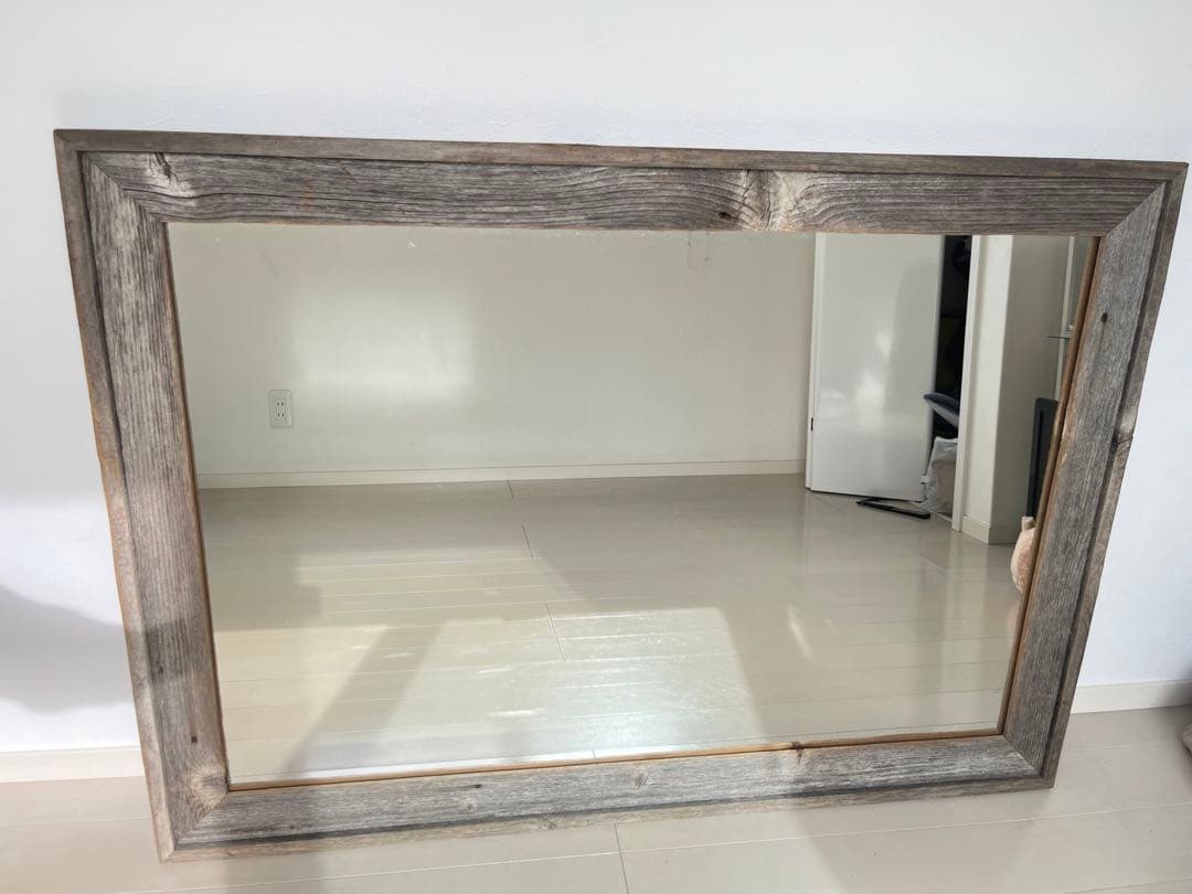 GALLUP 木製ミラー　アンティーク ギャラップ