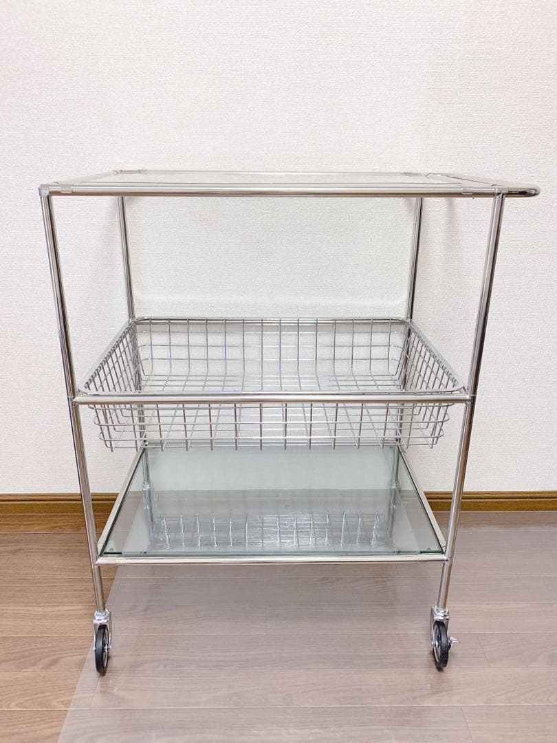 O'gre オグレ モジュール 3段トロリー バスケット ワゴン 組立不要♪