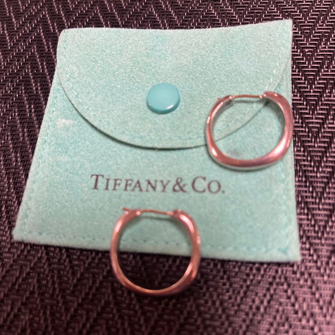 Tiffany & Co. フープピアス 925シルバー　クッション