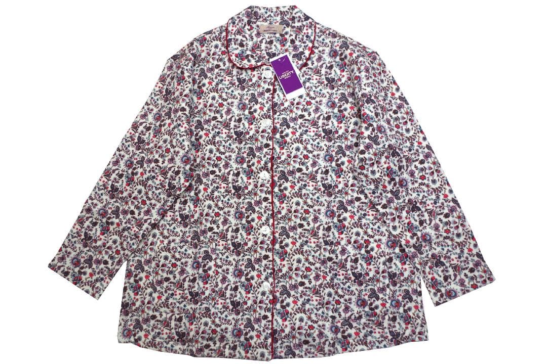 【新品】リバティ LIBERTY fabric　中綿入り秋冬物パジャマ（L)