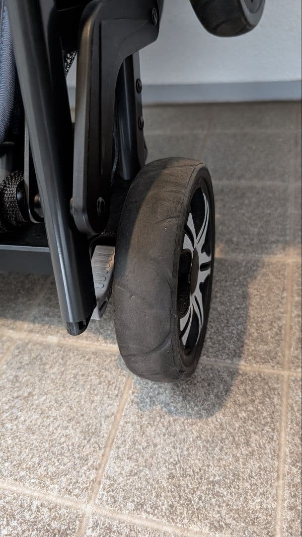 ​【新品レインカバー付】KATOJI 二人でゴー 2人乗りベビーカー ネイビー