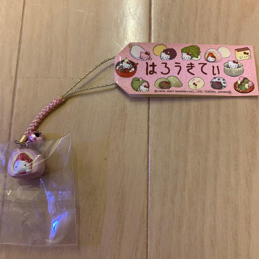 【レア】ご当地キティ　いちご大福　ハローキティ　根付