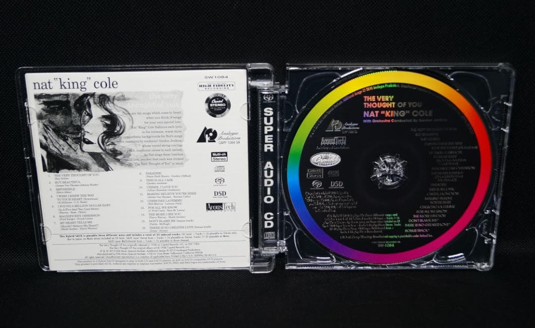 【中古SACD】ナット・キング・コール「君を想いて」アナログプロダクション