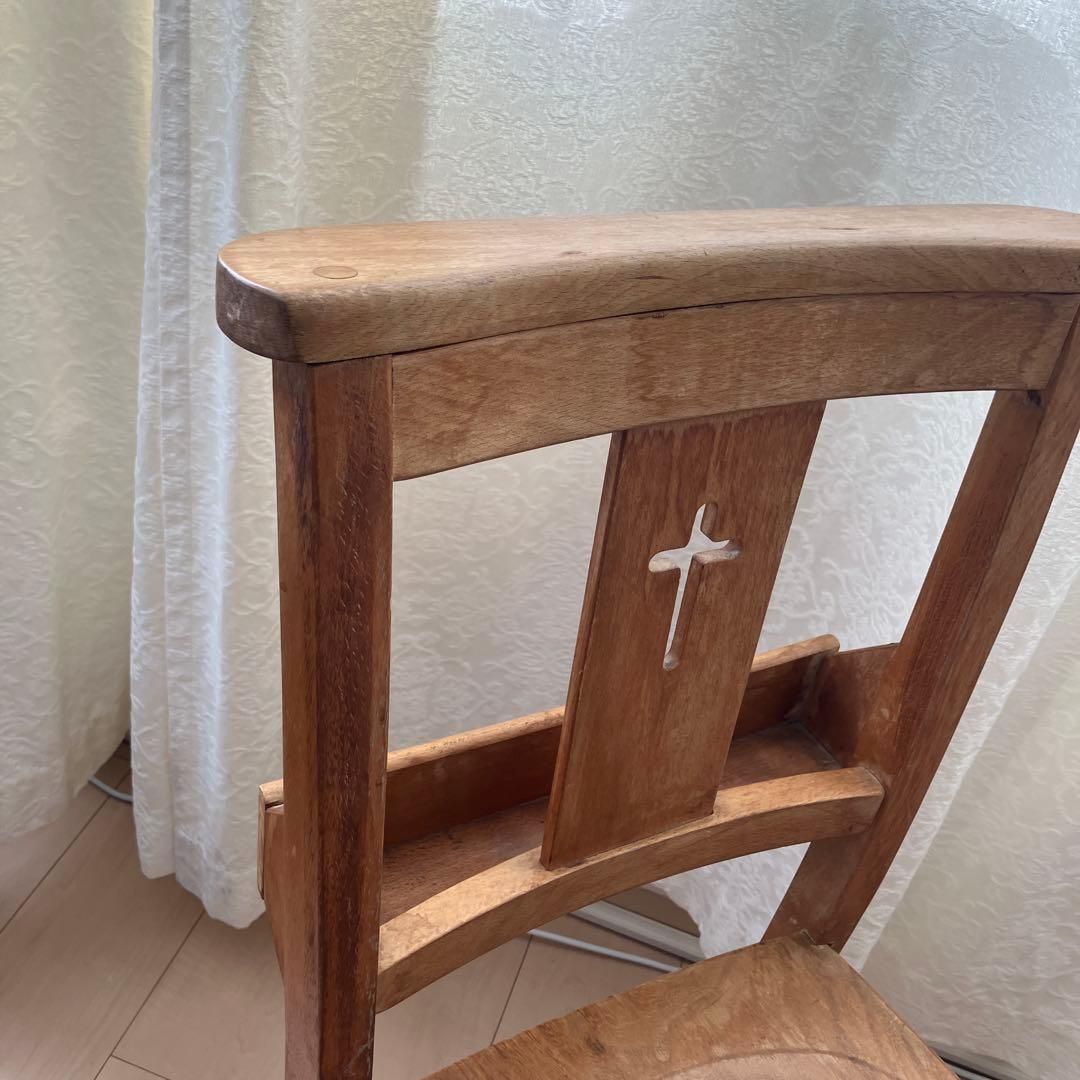 ゆらゆら様　チャーチチェア　イギリス　アンティーク