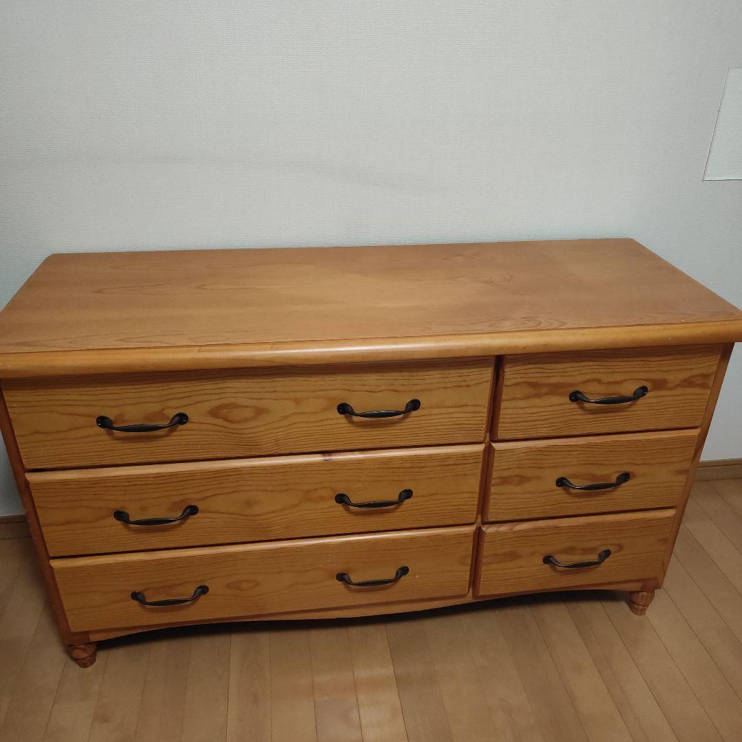 【Natsukoです】木製 チェスト 引き出し 収納 3段