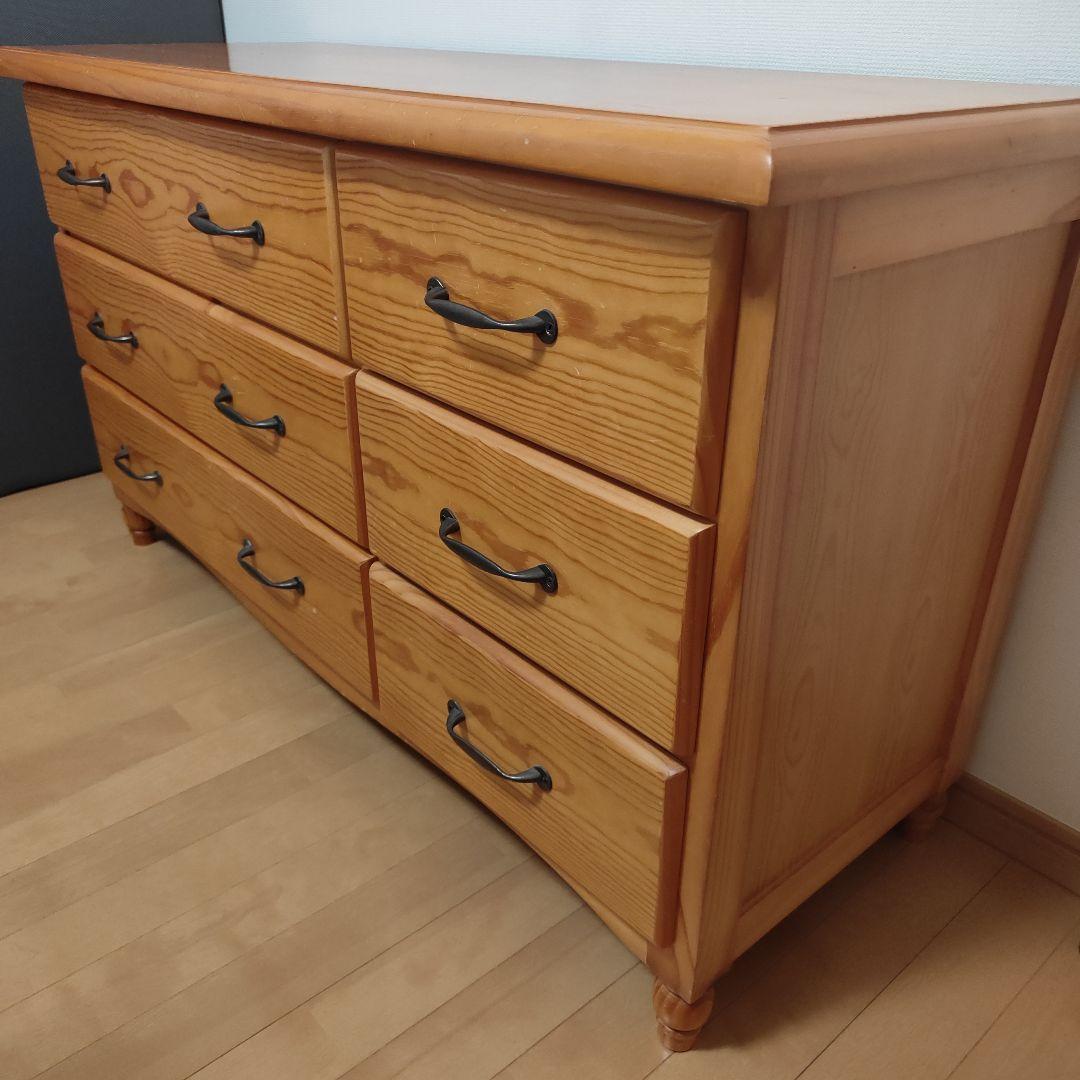 【Natsukoです】木製 チェスト 引き出し 収納 3段