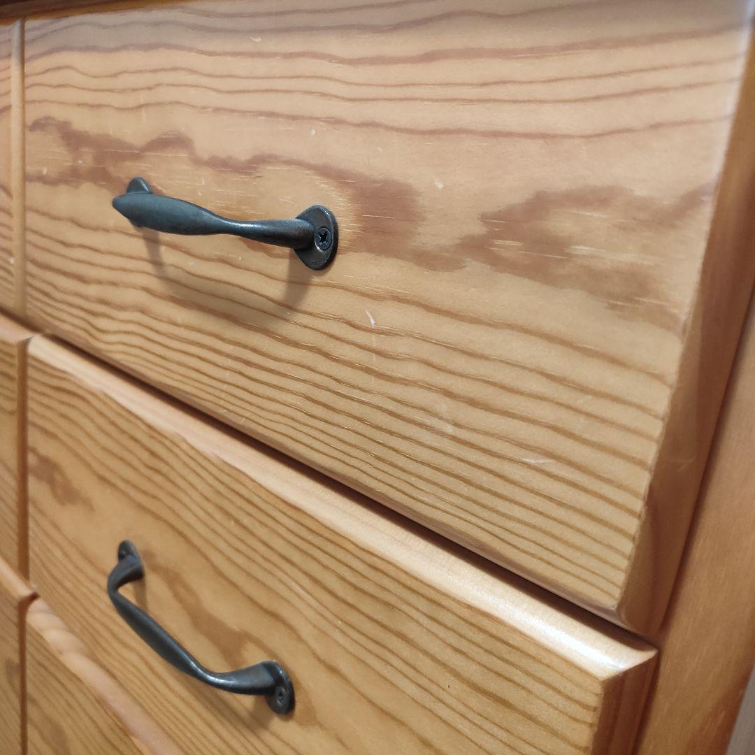 【Natsukoです】木製 チェスト 引き出し 収納 3段