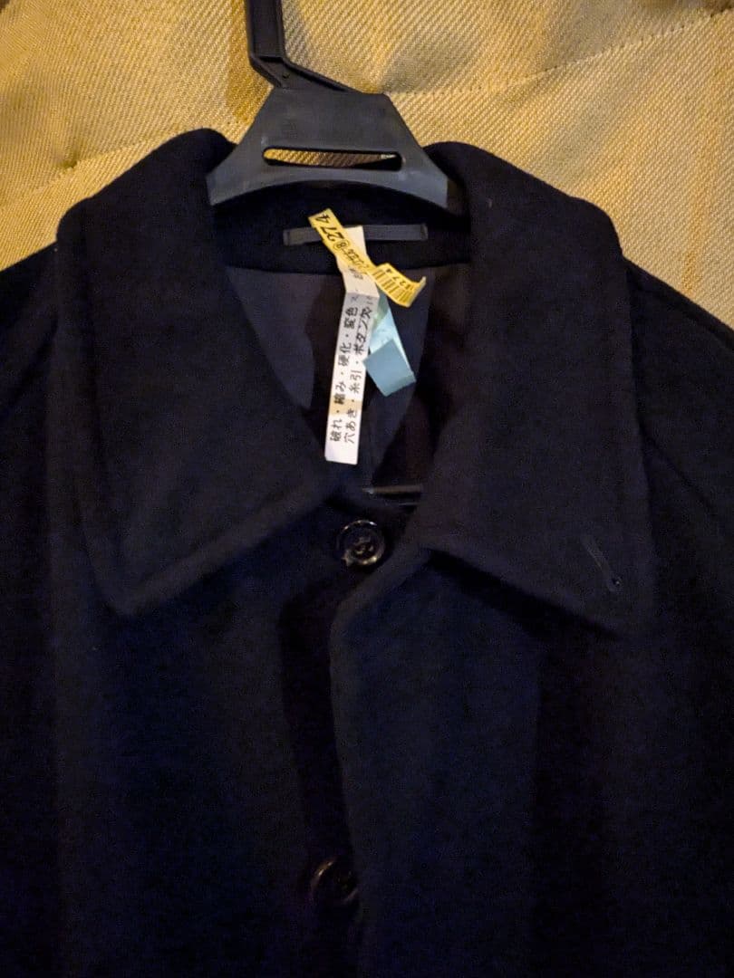 COMME des GARCONS HOMMEステンカラーウールコート80s