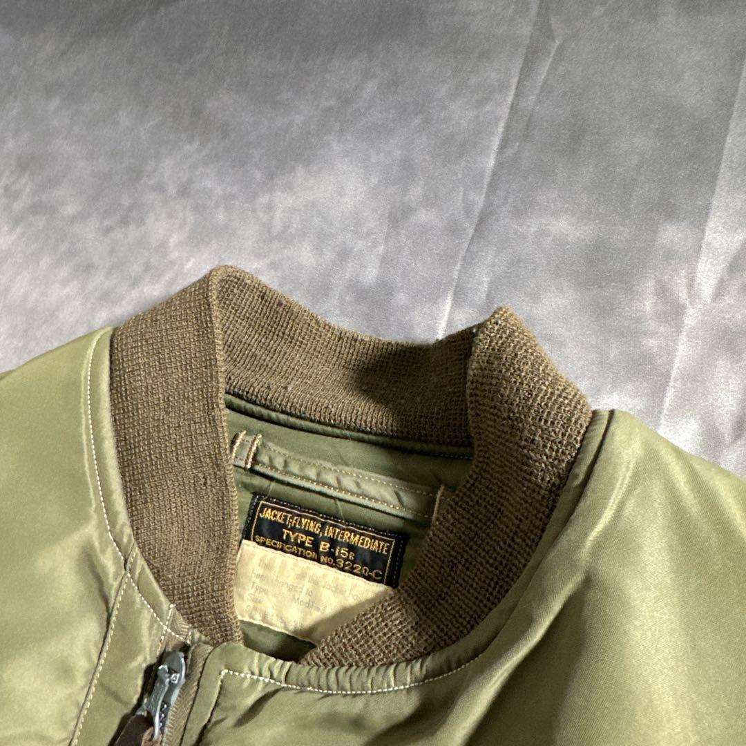 バズリクソンズ　B-15B（MOD.） フライトジャケット　KHAKI 復刻