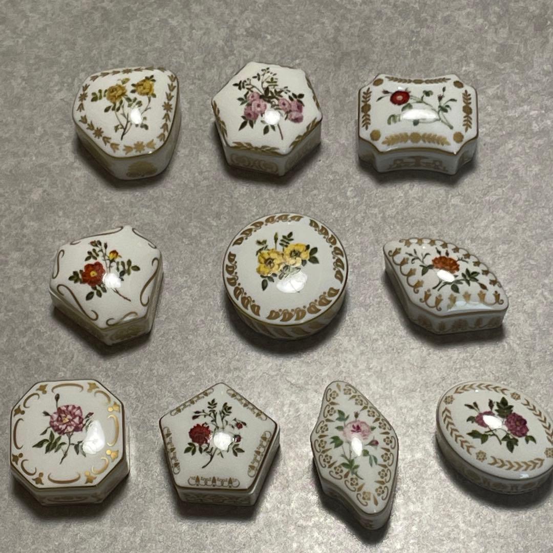アンティーク　リモージュ　アクセサリーケース　10点セット
