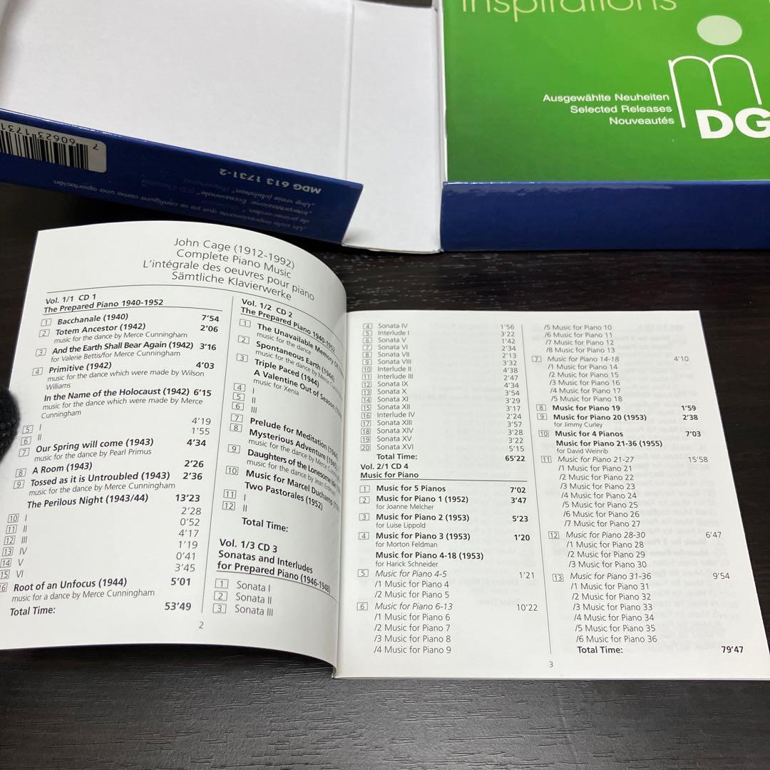 John Cage／Complete Piano Music（18CD）