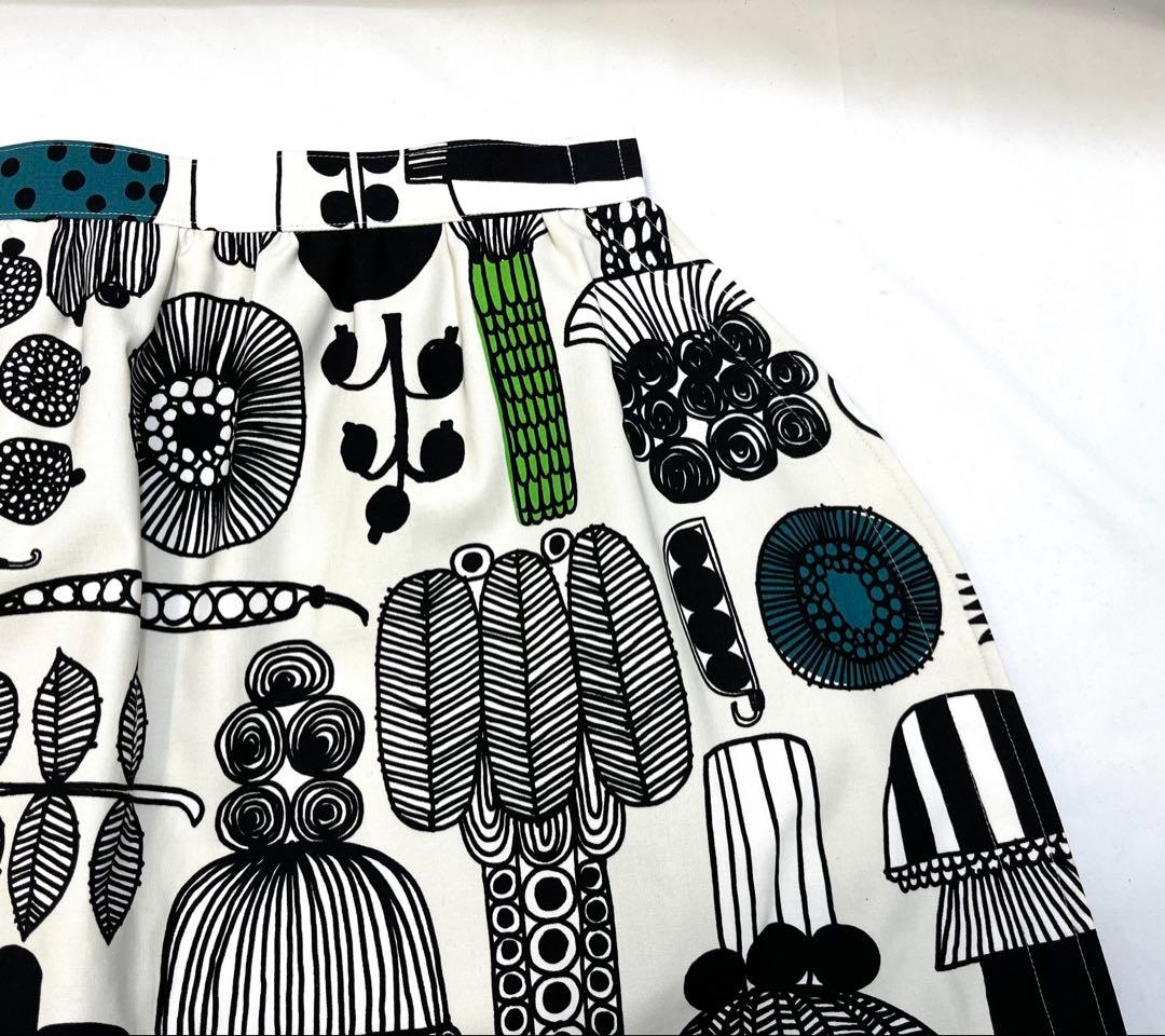 ｍ0801-2　ジュンヤワタナベ×マリメッコ　コクーンスカート 2018SS