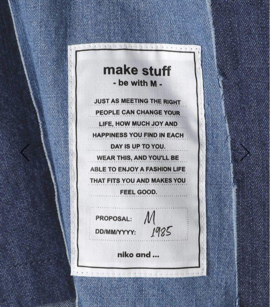 ニコアンド［be with M］ Misayo ミリリメイクジャケット カーキ