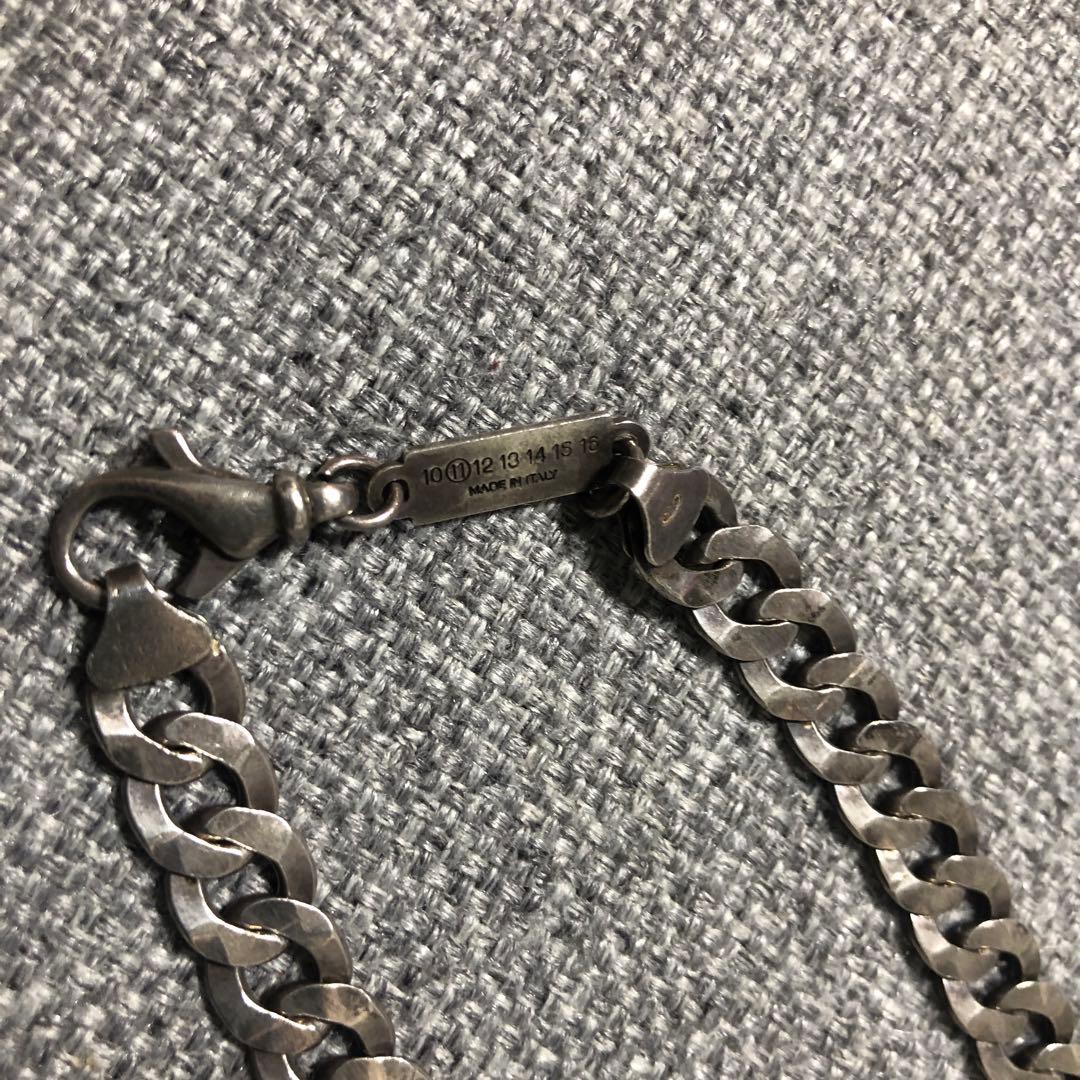 マルタンマルジェラ ネックレス 喜平ネックレス シルバー