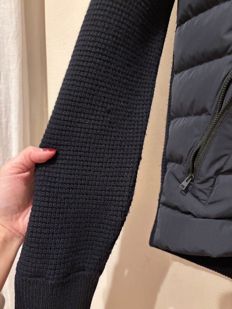 Herno ヘルノ　ダウン×ニット切替ジャケット　48