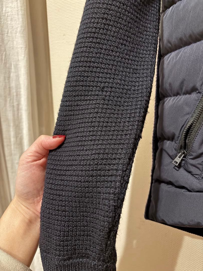 Herno ヘルノ　ダウン×ニット切替ジャケット　48