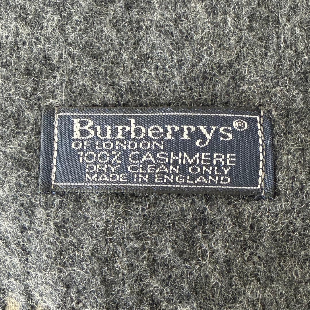 極美品★BURBERRY バーバリー マフラー ホースロゴ カシミヤ100%