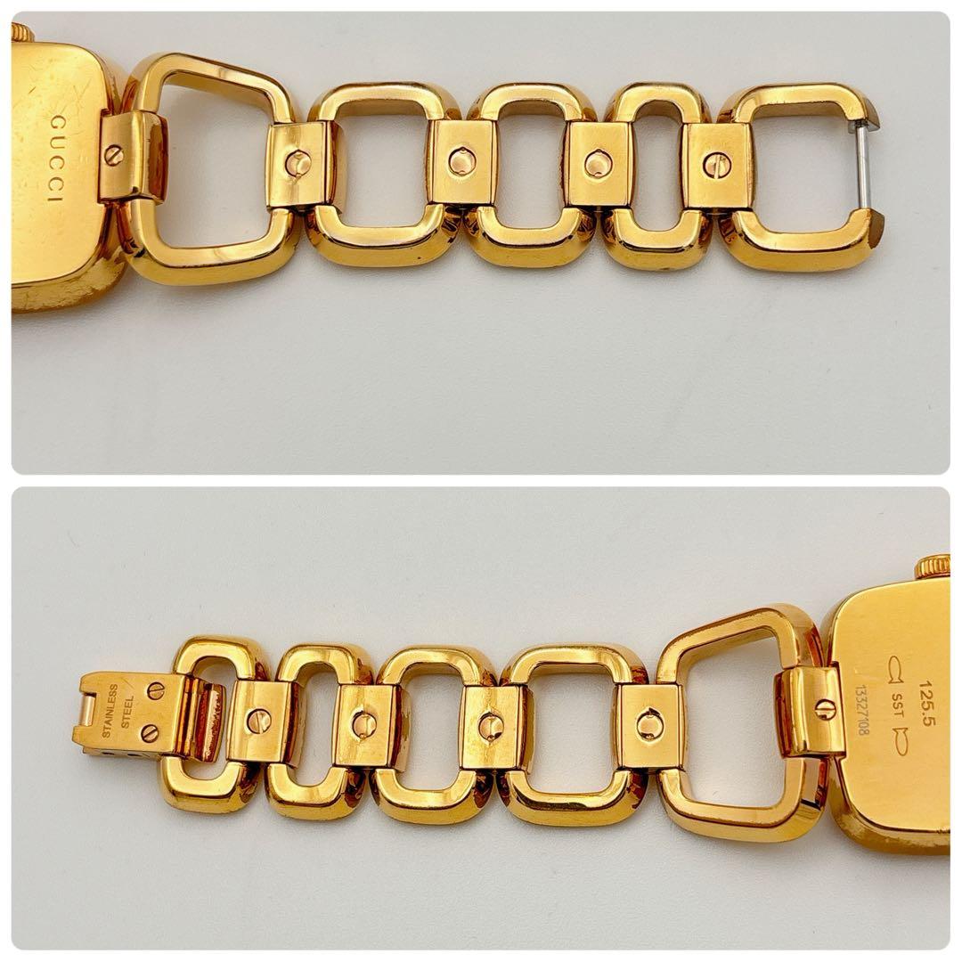 【希少・電池新品】GUCCI 125.5 Gコレクション 3Pダイヤ 腕時計