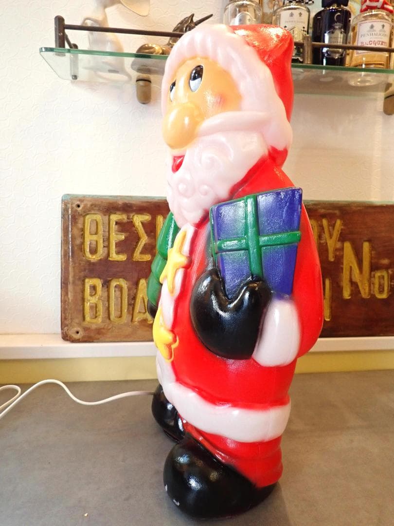 サンタクロース ヴィンテージライト クリスマス 装飾 90s 点灯確認済