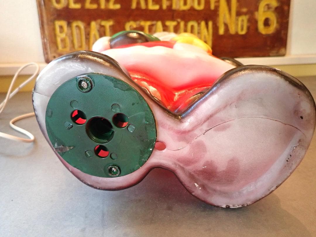 サンタクロース ヴィンテージライト クリスマス 装飾 90s 点灯確認済