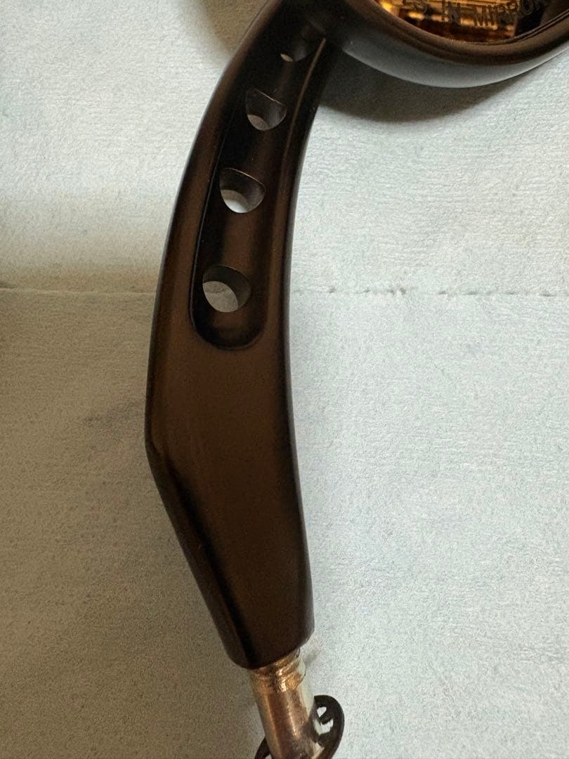 ハーレー純正　バックショット　ミラー　サテンブラック　美品