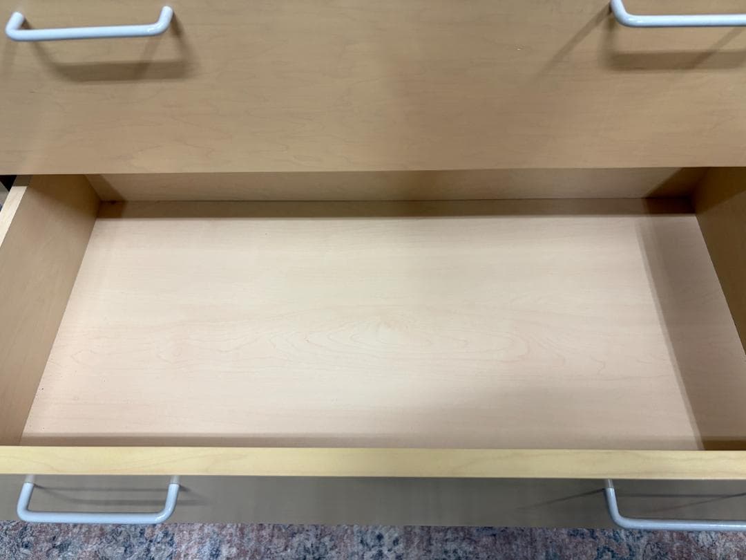 廃盤 無印良品 メープル材 チェスト 4段