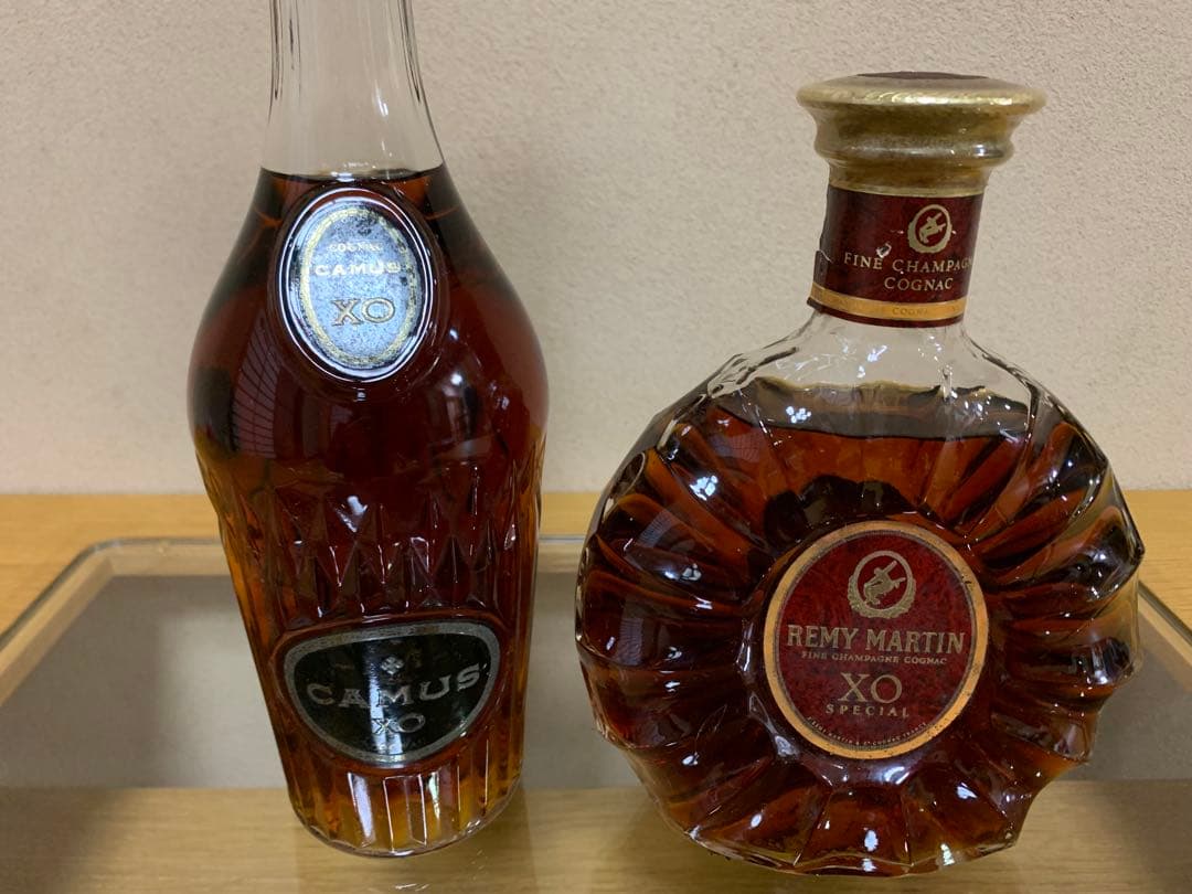 【未開封】レミーマルタンXO スペシャル & カミュXO ロングネックコニャック