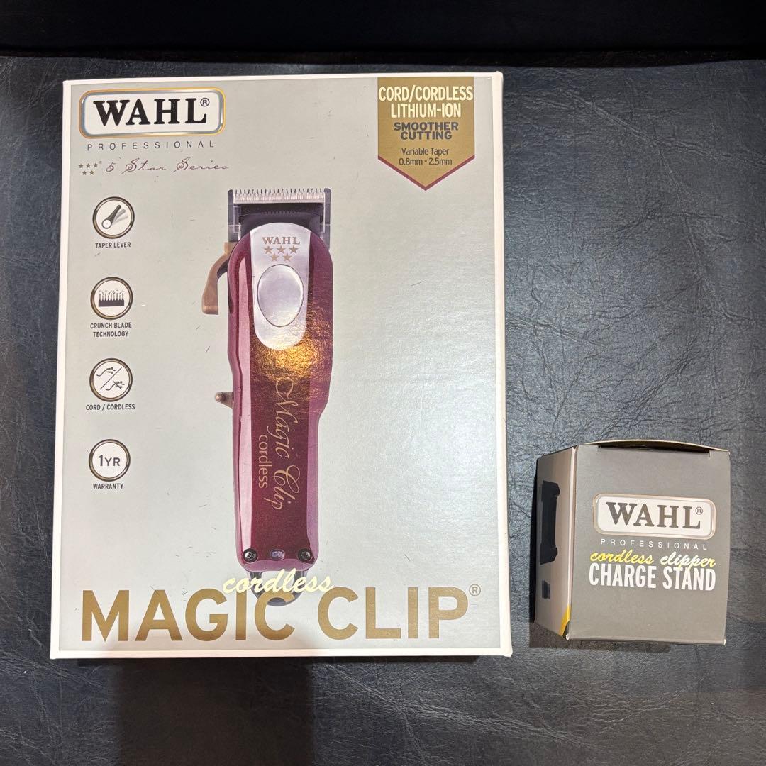 WAHL5 StarCordless Magic Clip チャージスタンド付き