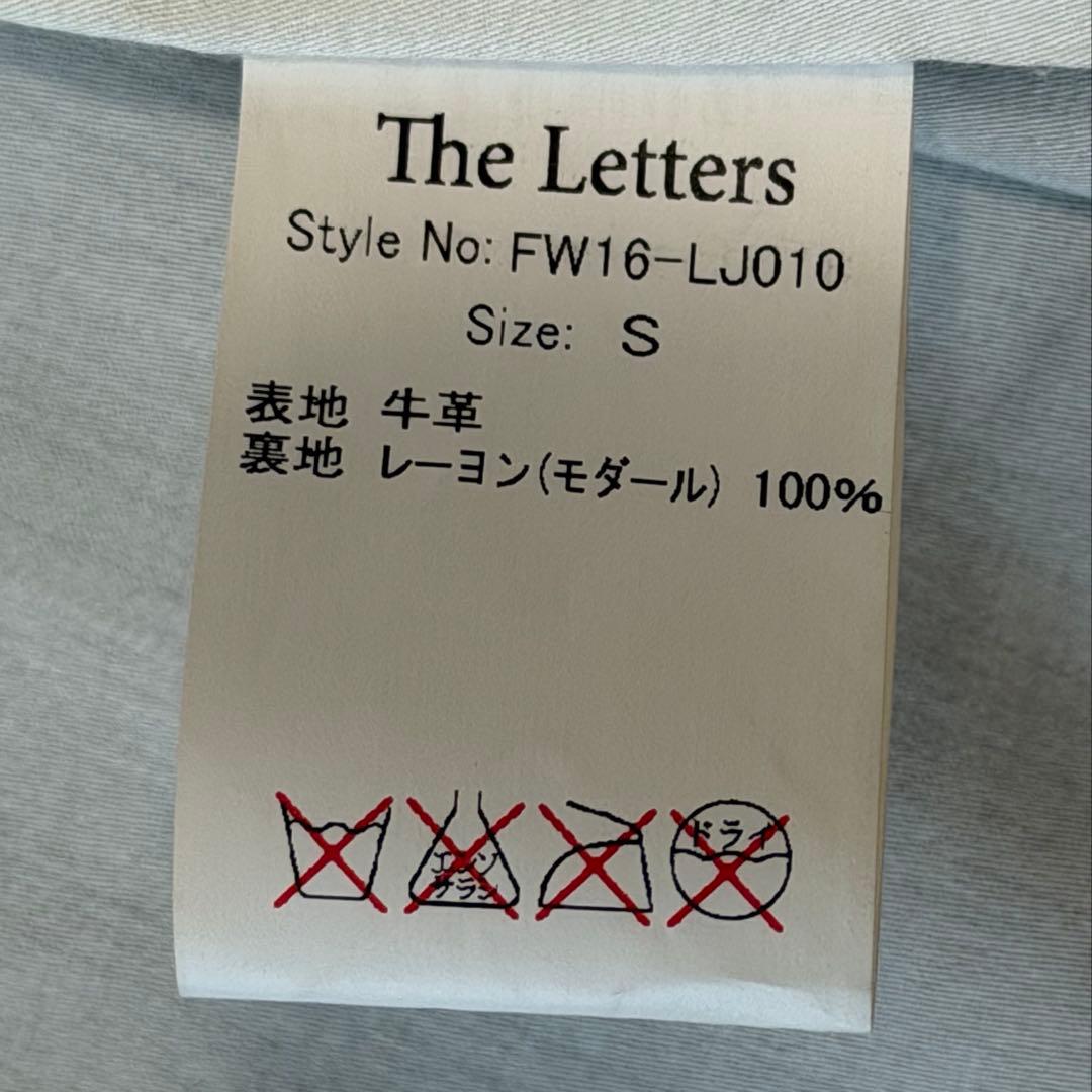 ‼️SALE‼️ The Letters ノーカラーレザージャケット