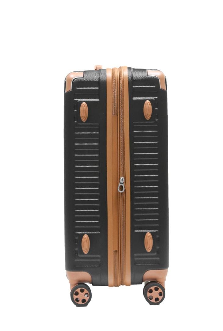 軽量Lサイズ　静音8輪　キャリーバッグ　スーツケース　キャリーケース BK/BR