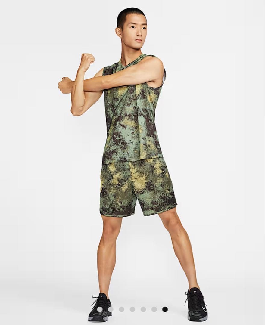 Nike カモフラノースリーブ パンツ セットアップ トレーニング 迷彩 ナイキ