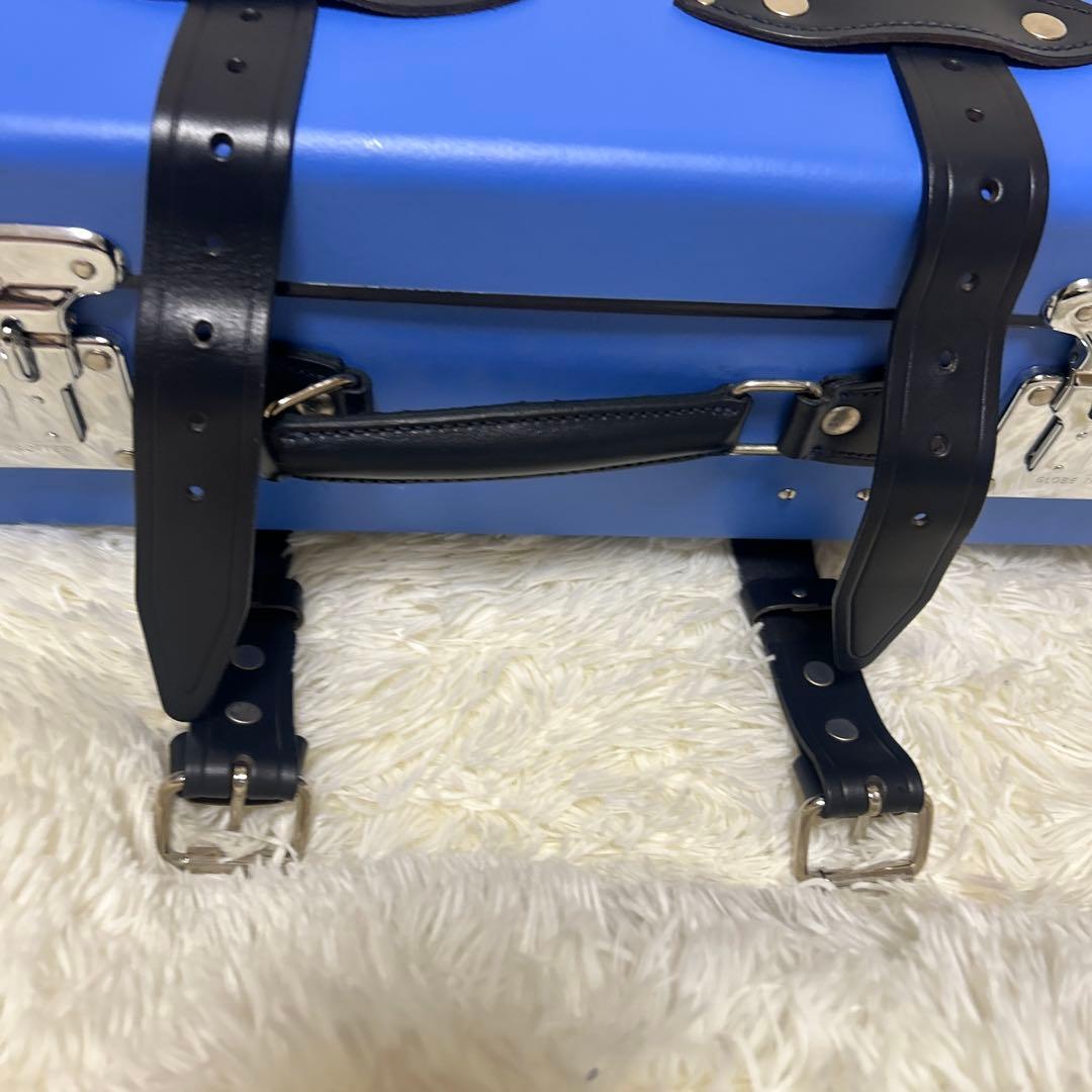 【美品】GLOBE TROTTER スーツケース ロイヤルブルー　二輪
