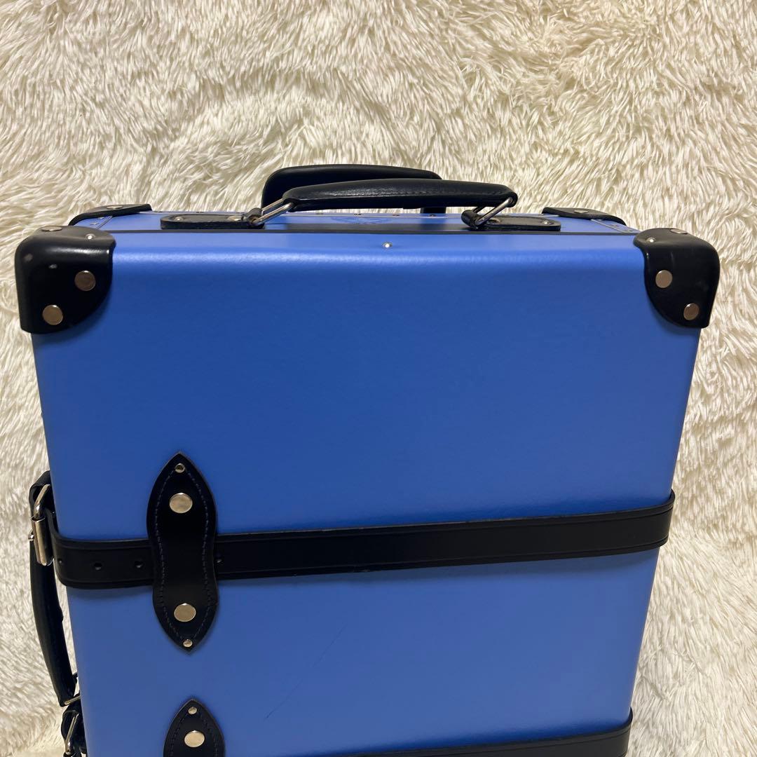 【美品】GLOBE TROTTER スーツケース ロイヤルブルー　二輪