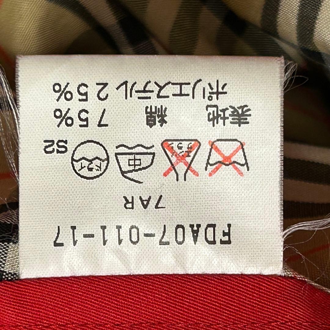 希少⭐ バーバリー 金ボタン アーカイブ刺繍 ステンカラー コート　ノバチェック