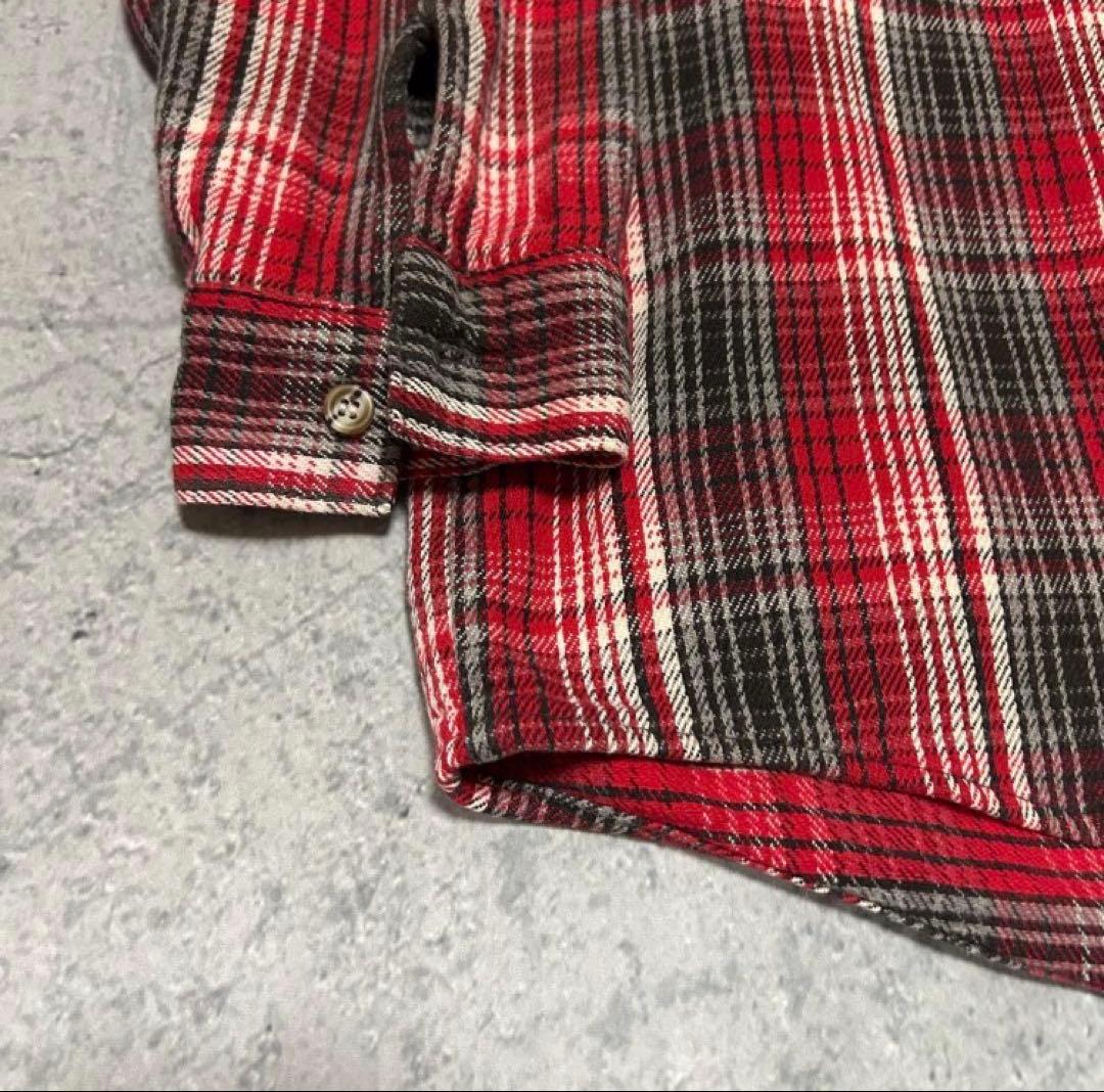 限定価格　好配色 90s USA製 FIVE BROTHER ネルシャツ XL