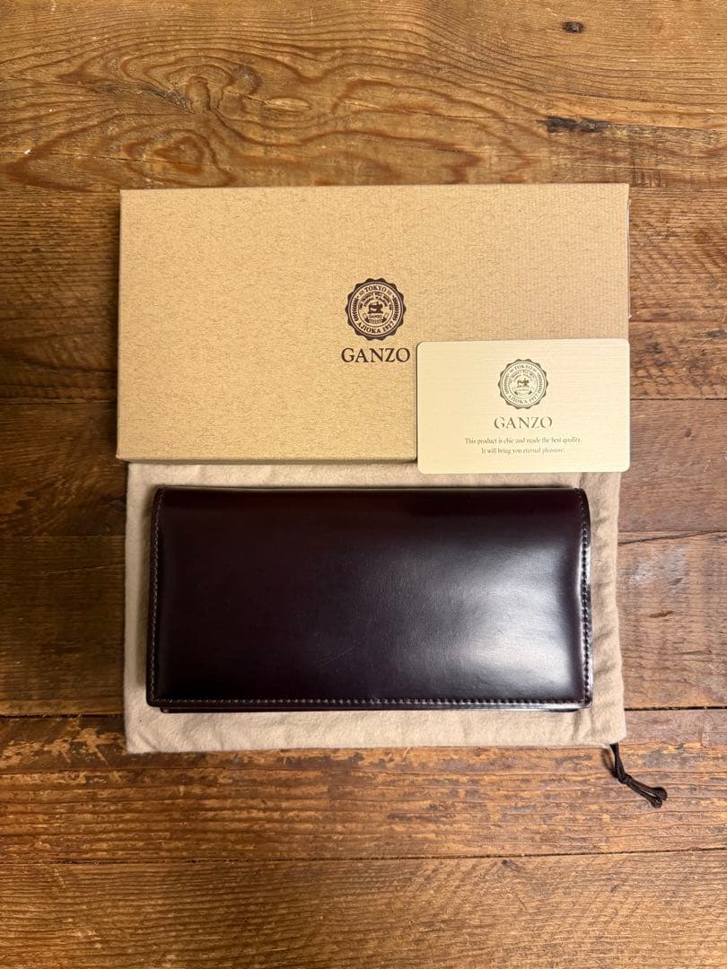 GANZO シェルコードバンSHELL CORDOVAN 2小銭入れホーウィン