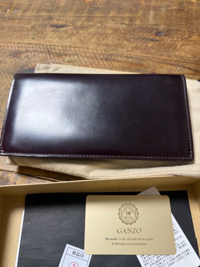 GANZO シェルコードバンSHELL CORDOVAN 2小銭入れホーウィン