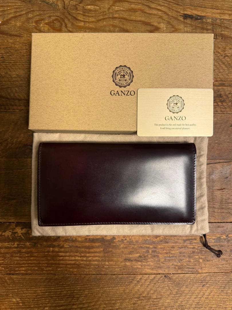 GANZO シェルコードバンSHELL CORDOVAN 2小銭入れホーウィン