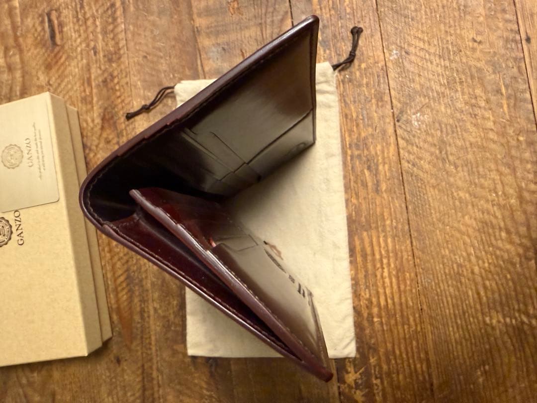 GANZO シェルコードバンSHELL CORDOVAN 2小銭入れホーウィン