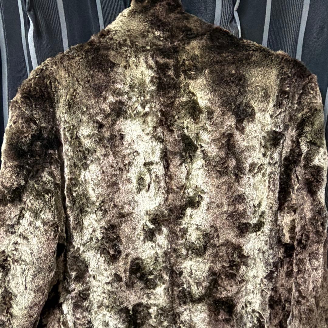 トルネードマート　ヴィンテージ　フェイクファー ロングコート