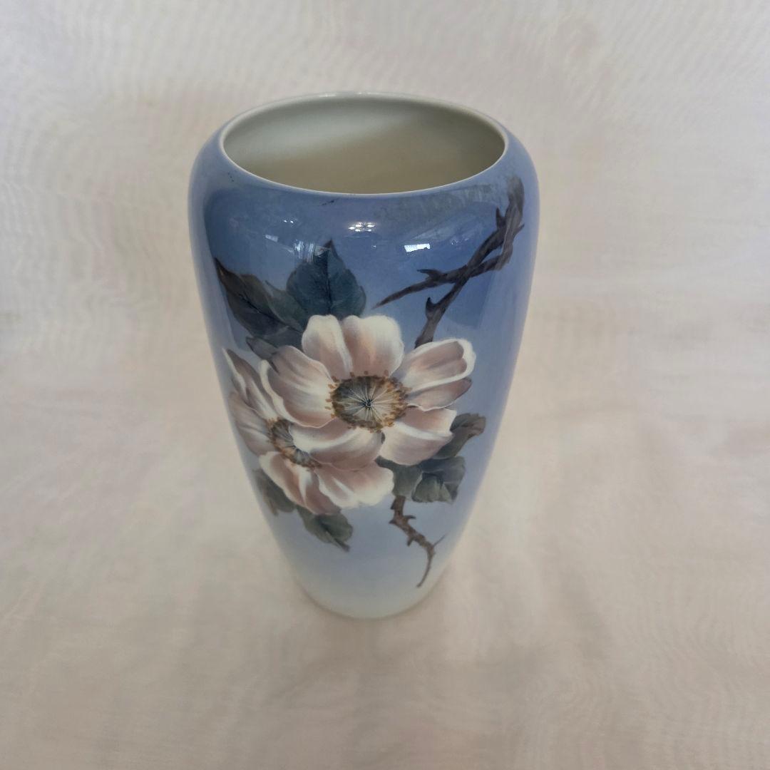 ロイヤルコペンハーゲン　ジャポニズム　花と蝶　花瓶