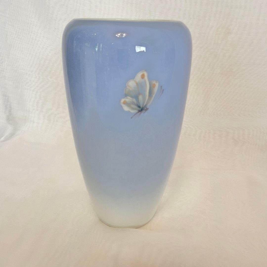 ロイヤルコペンハーゲン　ジャポニズム　花と蝶　花瓶