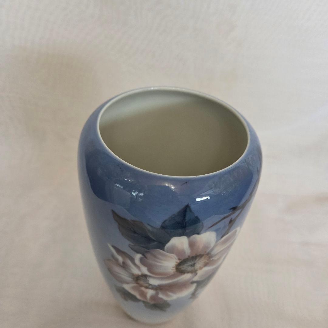 ロイヤルコペンハーゲン　ジャポニズム　花と蝶　花瓶